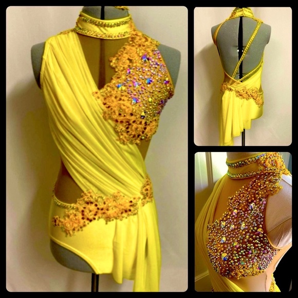 Costume - Custom Made Lyrical / Contemporary Dance - EXTREMELY RARE to find NEW! - Picture 5 of 14